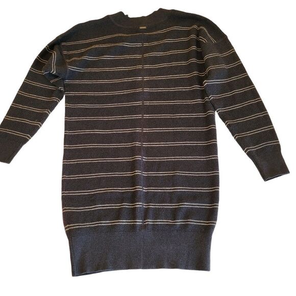 NEW PRANA THERMAL DRESS NAUTICAL NAVY BLUE APRES SKI HENLEY oversized MEDIUM NWT - Picture 10 of 11